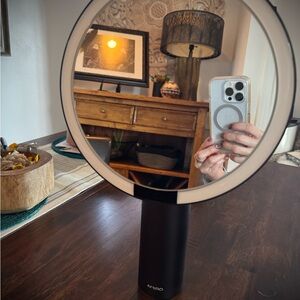 Amiro Black Vanity Mirror - Portable Makeup Mirror